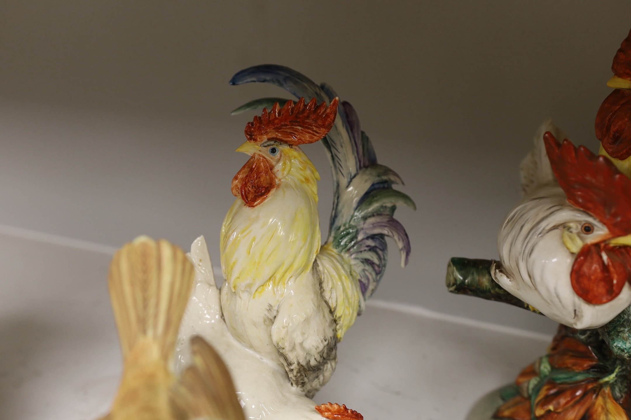 A selection of various ceramic bird models, to include Goebel. Tallest 26.5cm